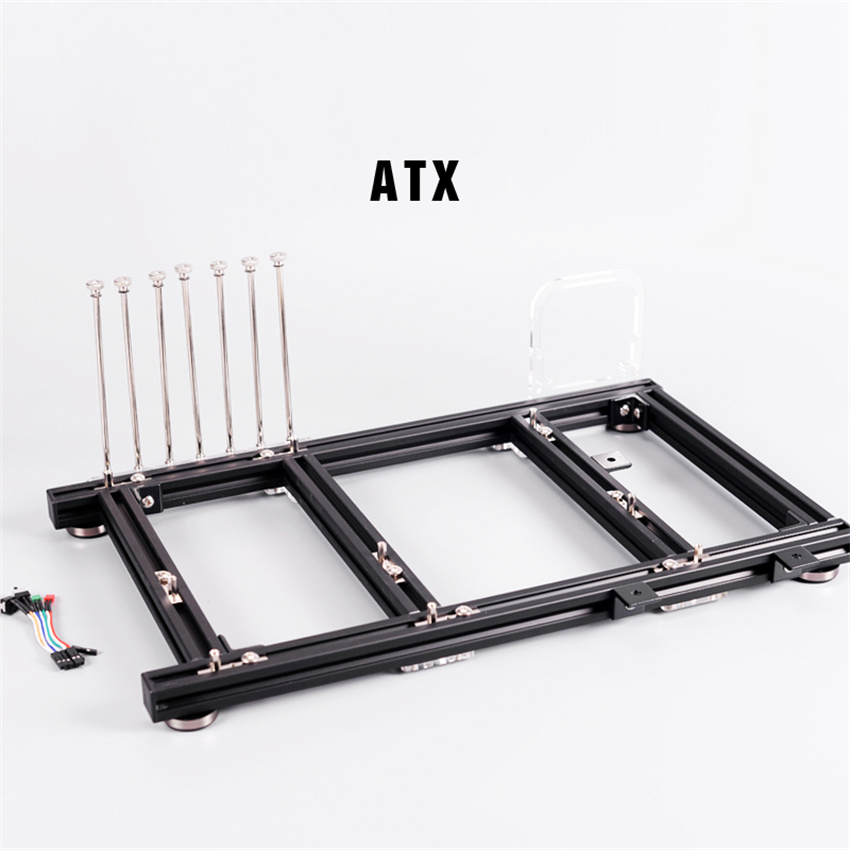 Aluminum Open Frame Test Bench Water Cooling - ATX PC Prüfstand Aluminium Legierung Computer