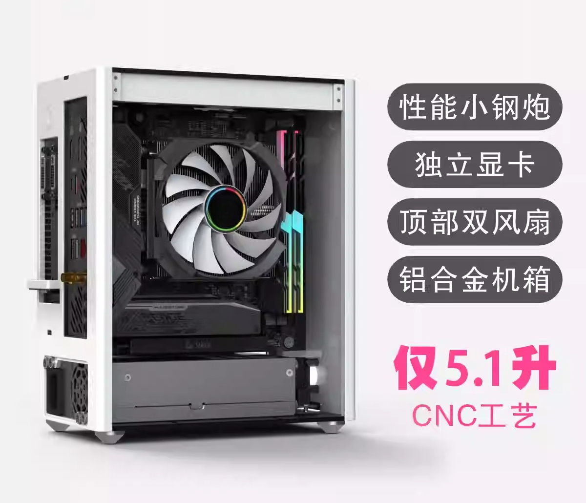 A4-Größe Mini-ITX-Computergehä – Sff Mini Itx Cnc Aluminum Chassis Bewertung und Preis